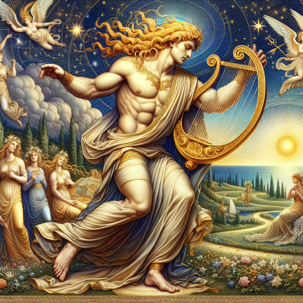 Greek Mythology: God of light Apollo